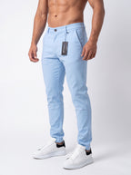 Pantalón Punto Roma Azul Cielo