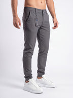 Pantalón Punto Roma Slim Gris Grafito