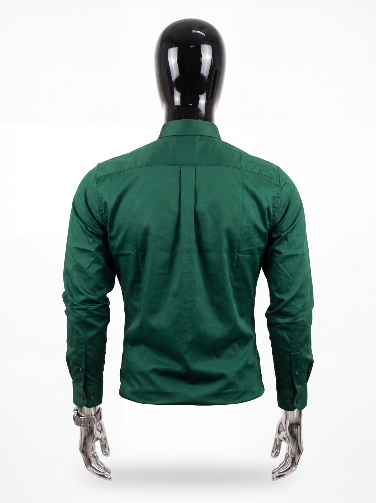 Camisa Seda Fría Slim Fit – Green Essential