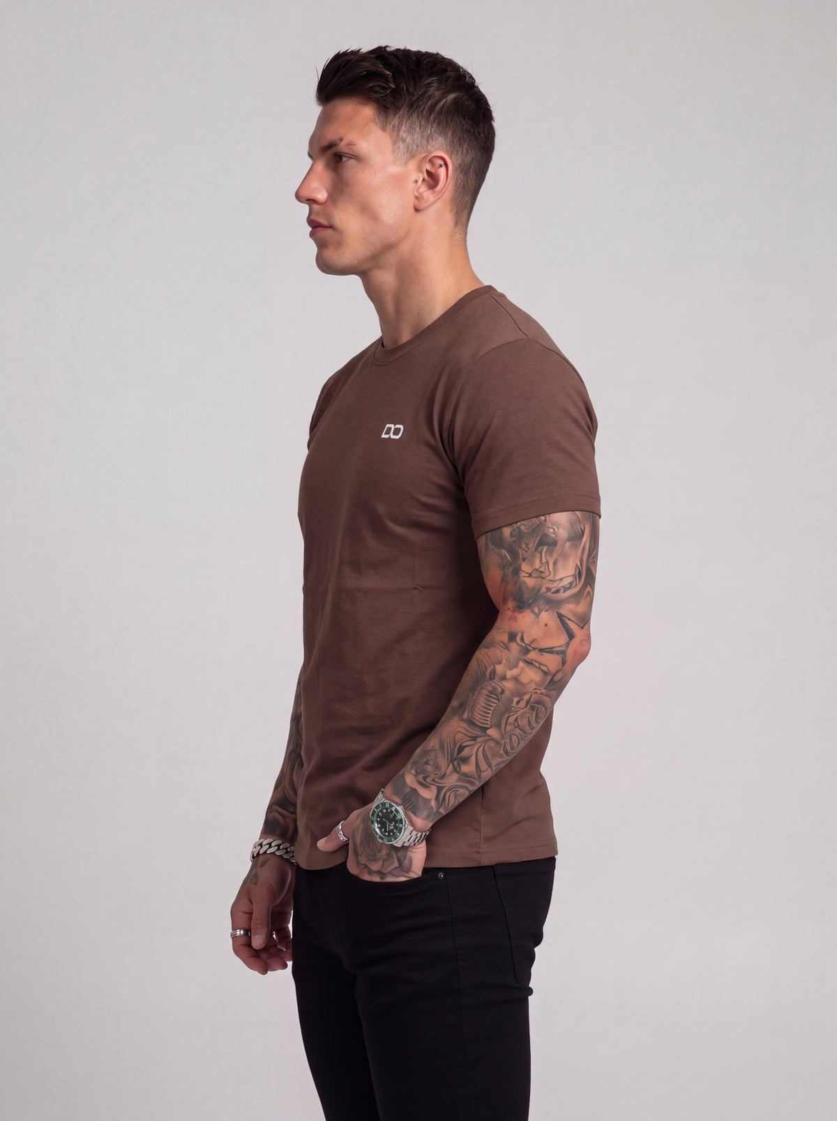 Camiseta Básica Essential Brown