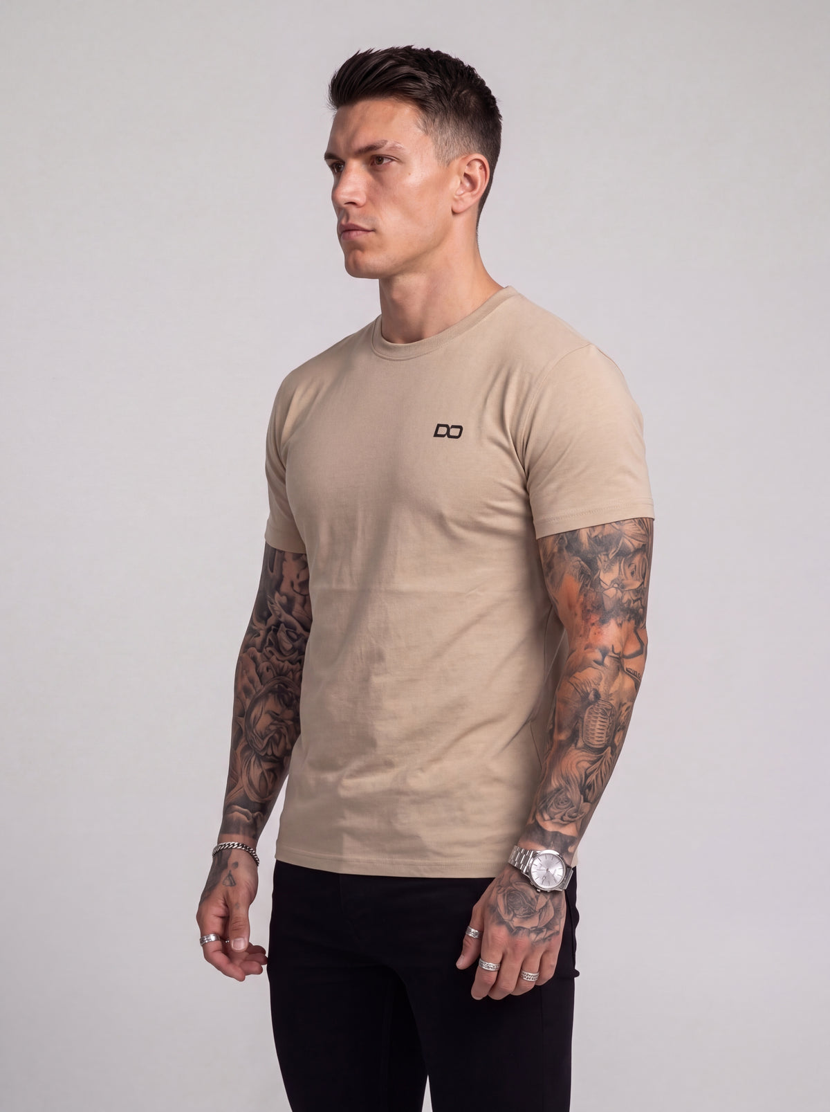 Camiseta Básica Essential Beige