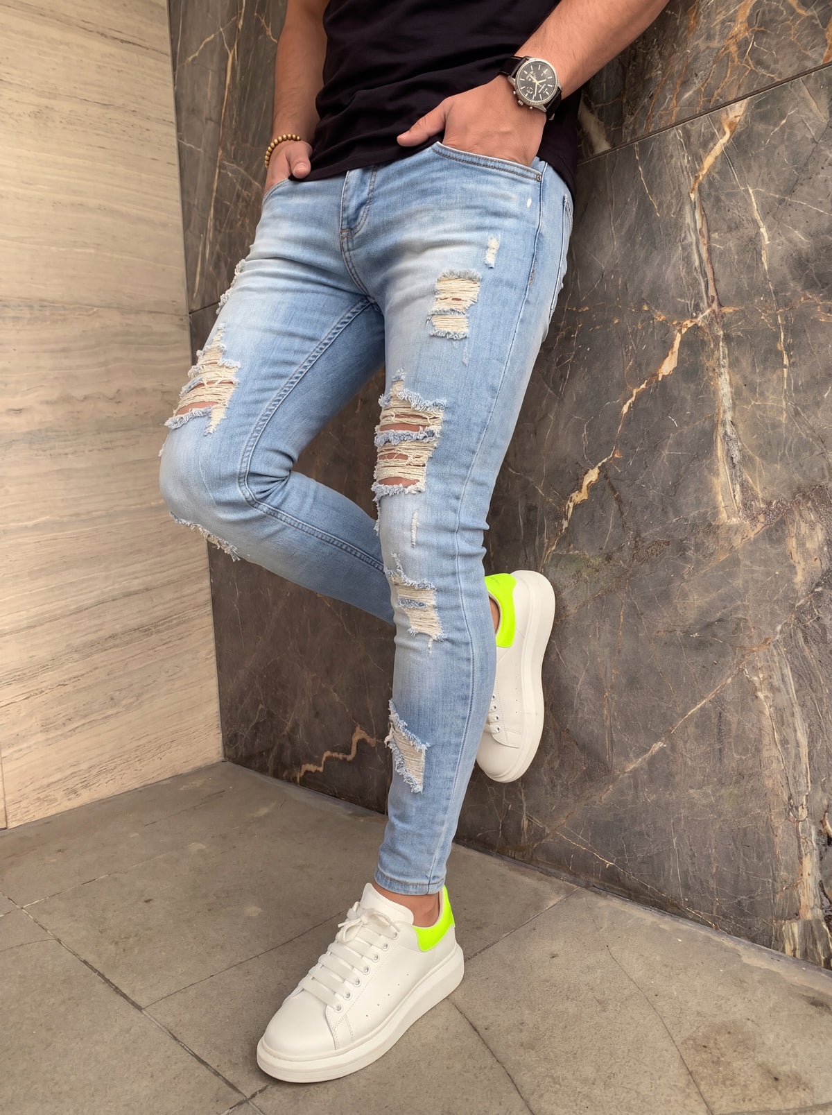 JEAN SKINNY - AZUL CLARO FROST