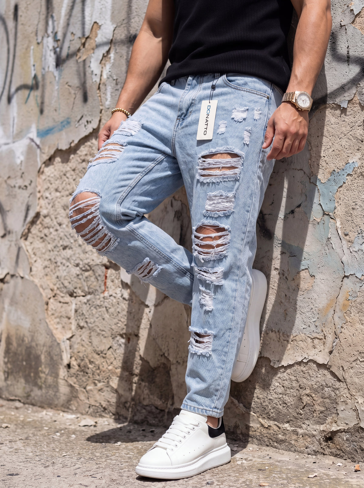Jean Mom Fit Azul Destroyer