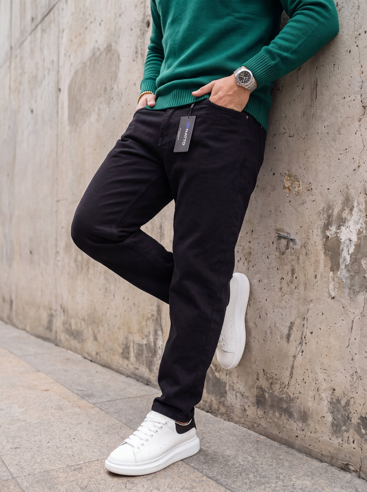 Jean Mon Fit Black