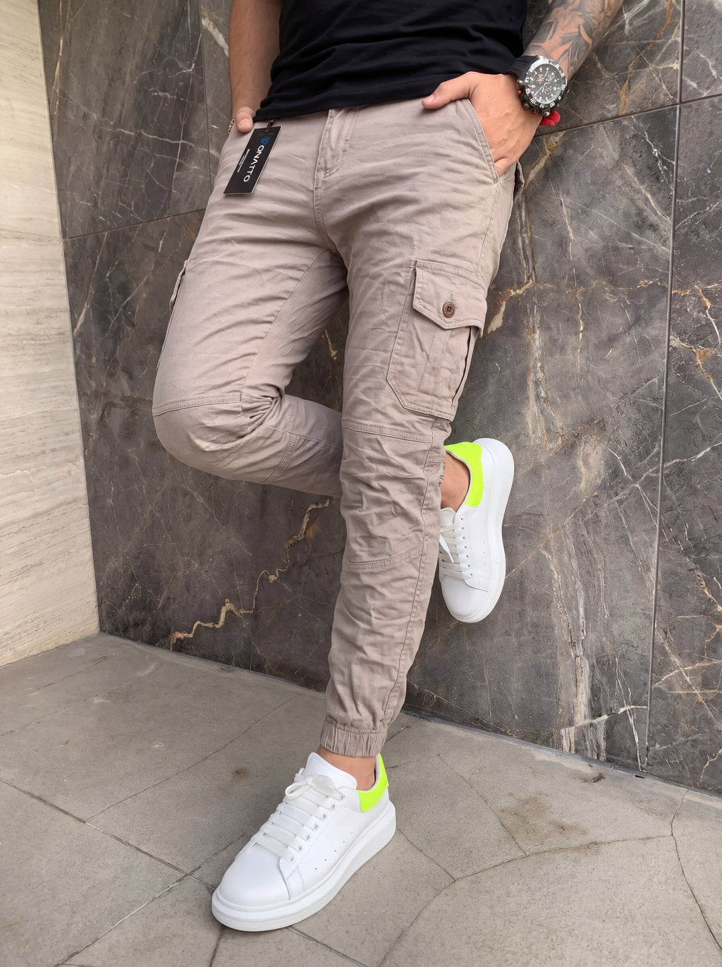 Jogger Cargo Taupe