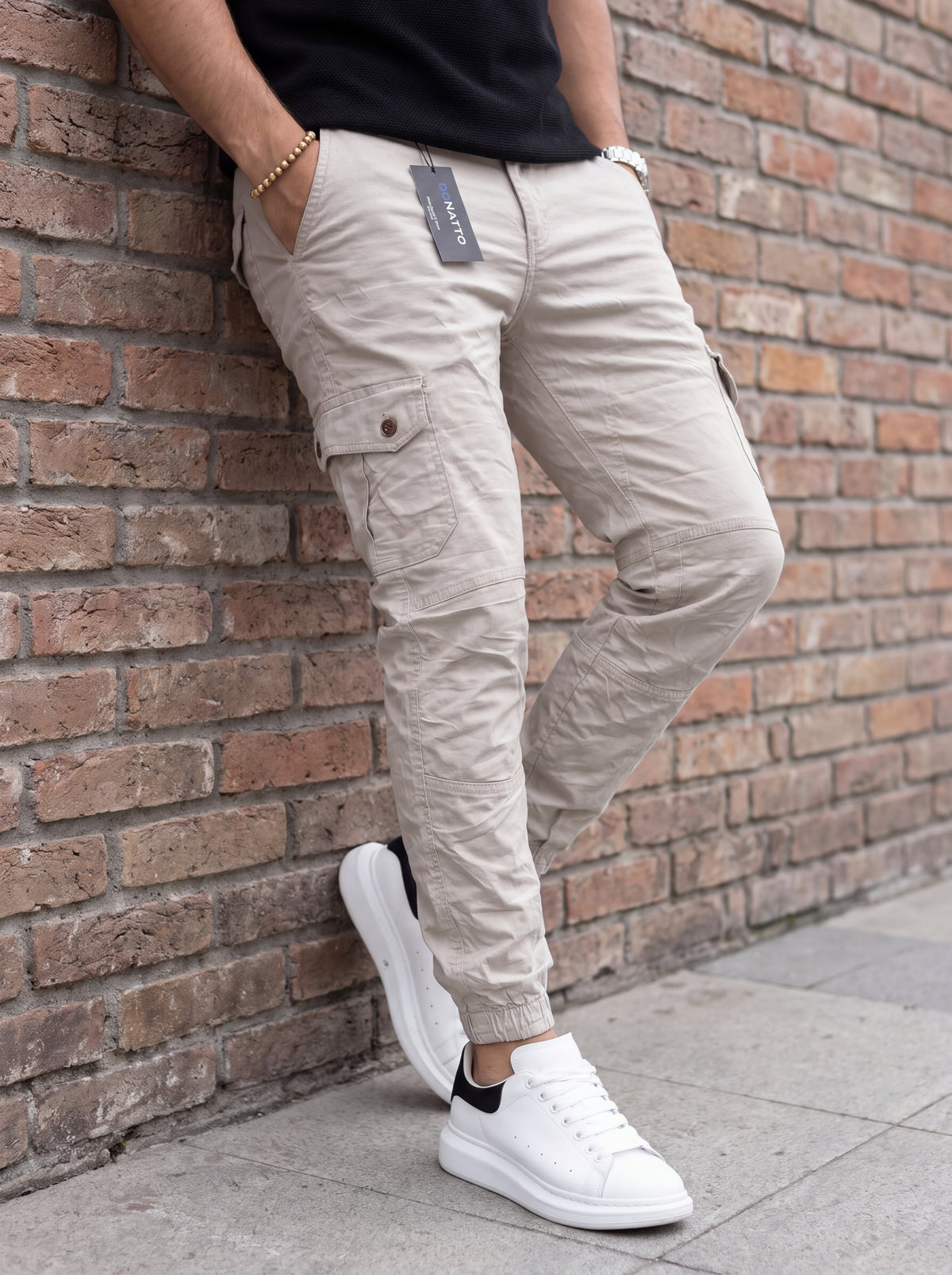 Jogger Cargo Beige Arena