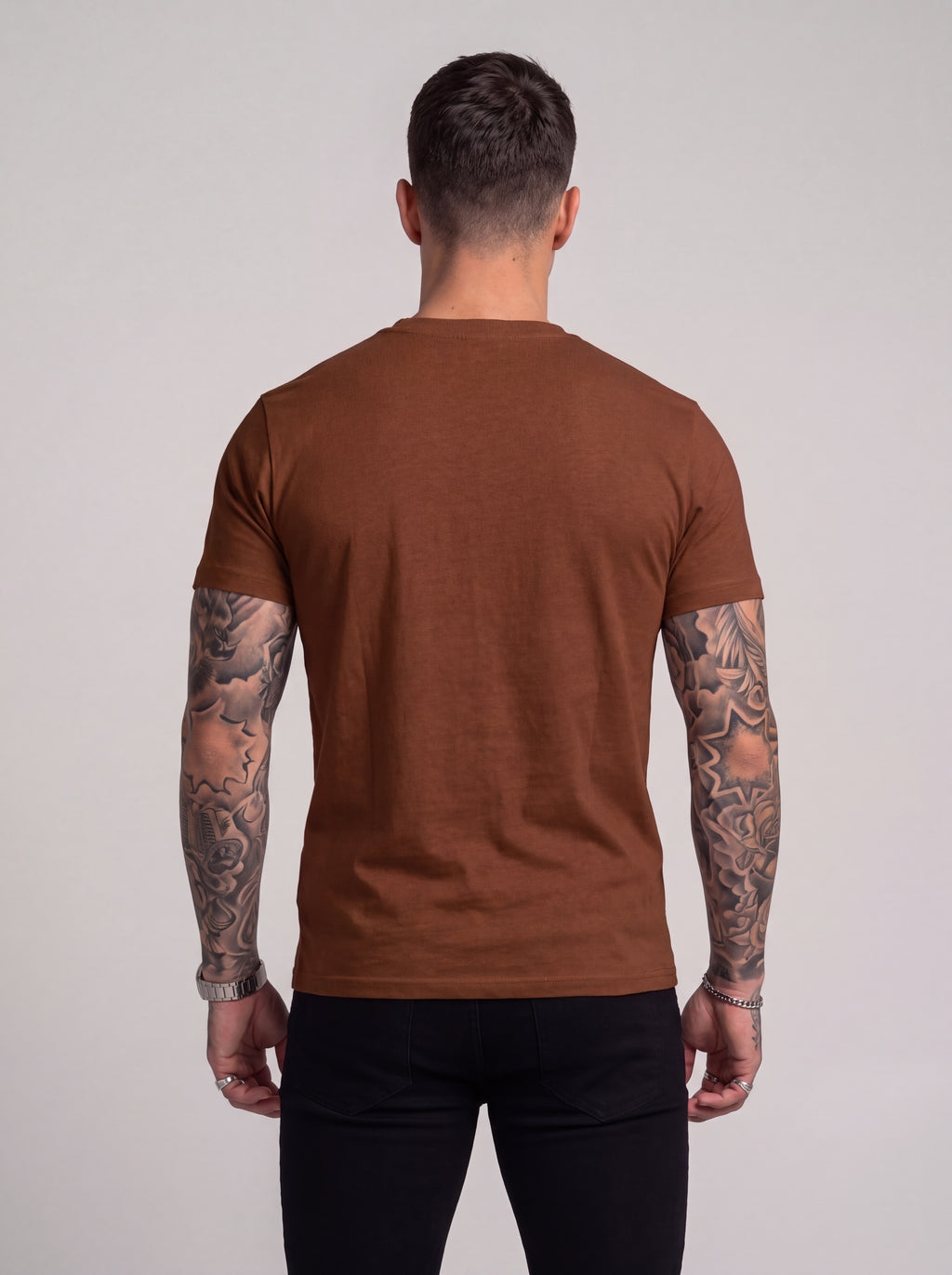 Camiseta Básica Essential Mocha