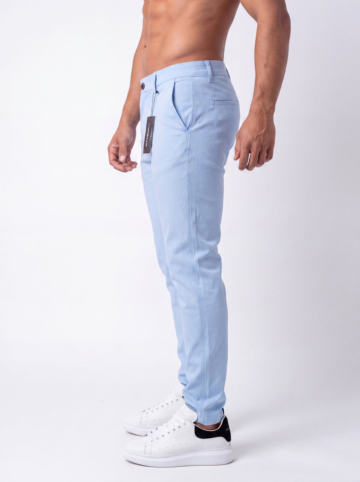 Pantalón Punto Roma Azul Cielo