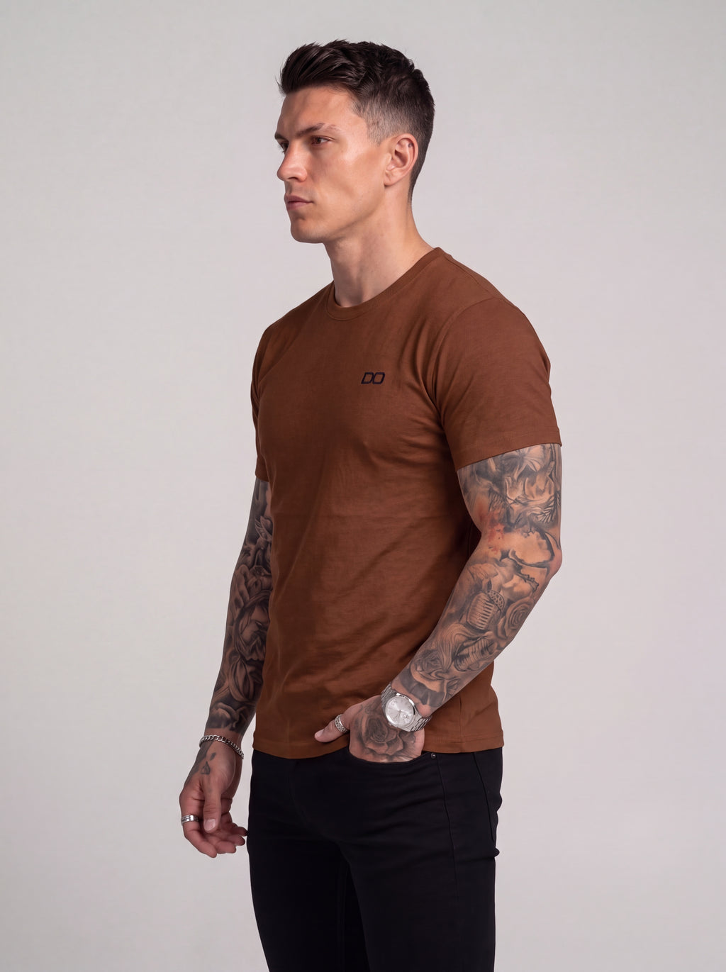Camiseta Básica Essential Mocha