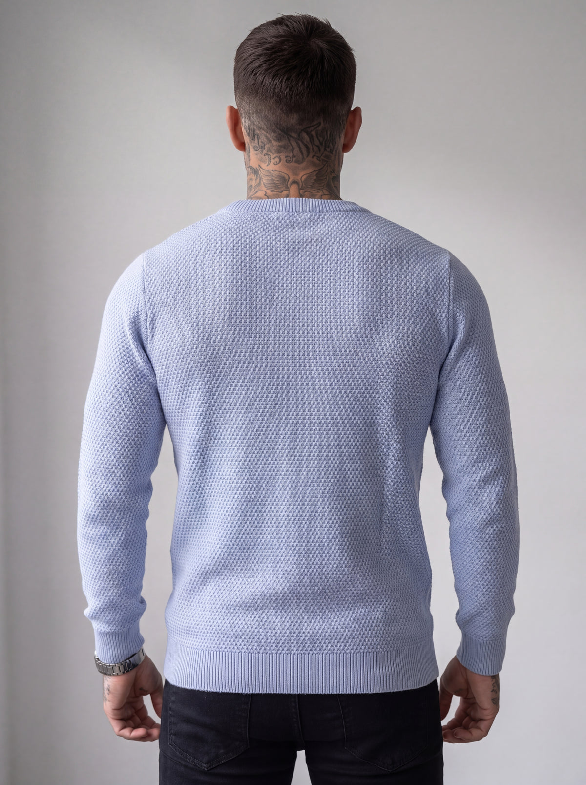 Buzo Tejido Milano Azul Cielo