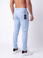Pantalón Punto Roma Azul Cielo