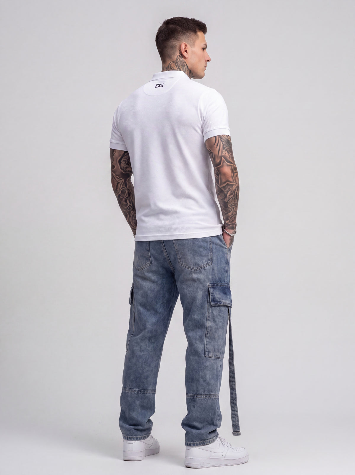 Jean Cargo Utility Azul