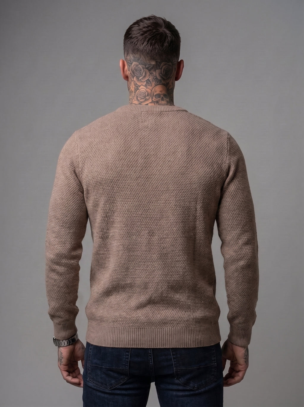 Buzo Tejido Milano Taupe