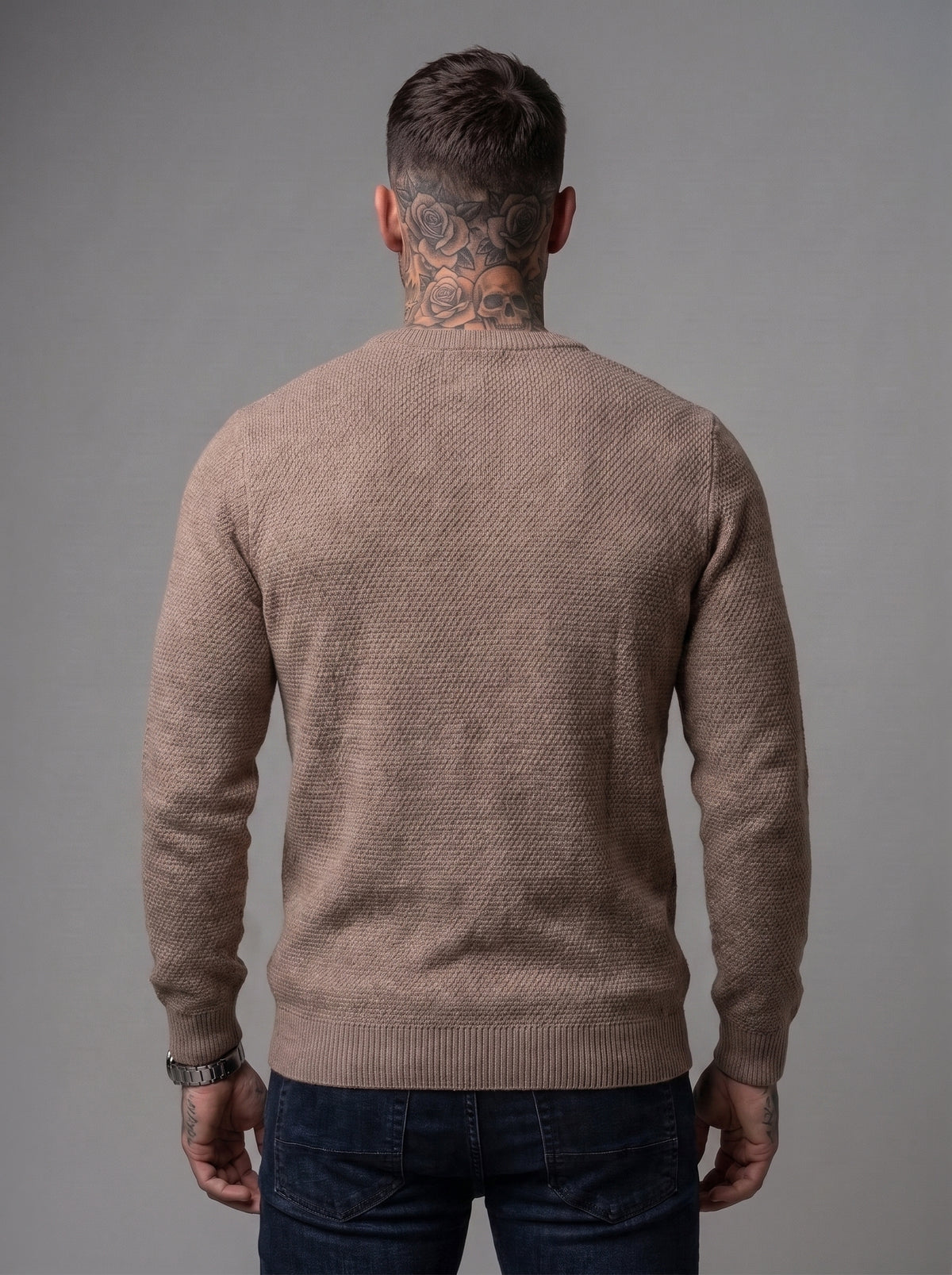 Buzo Tejido Milano Taupe