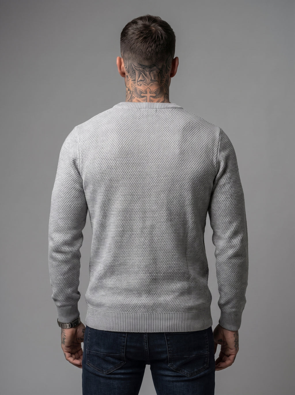 Buzo Tejido Milano Gris