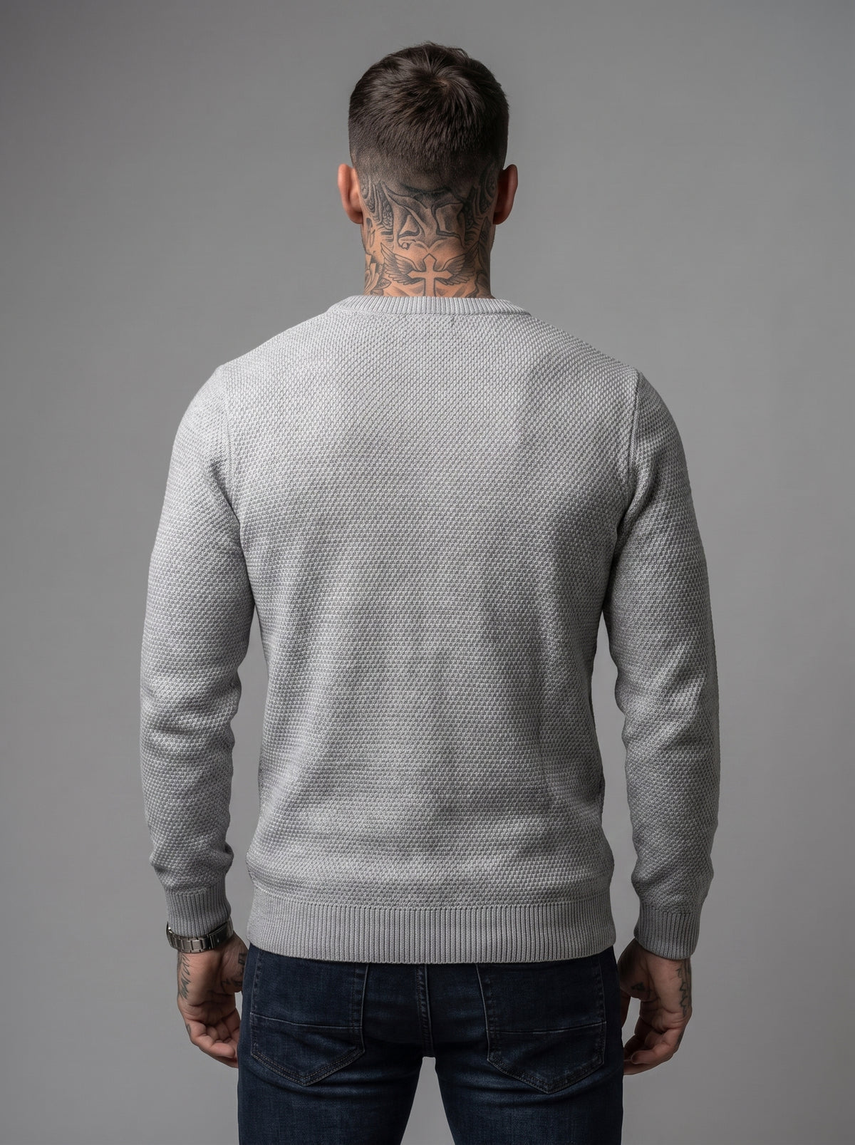 Buzo Tejido Milano Gris