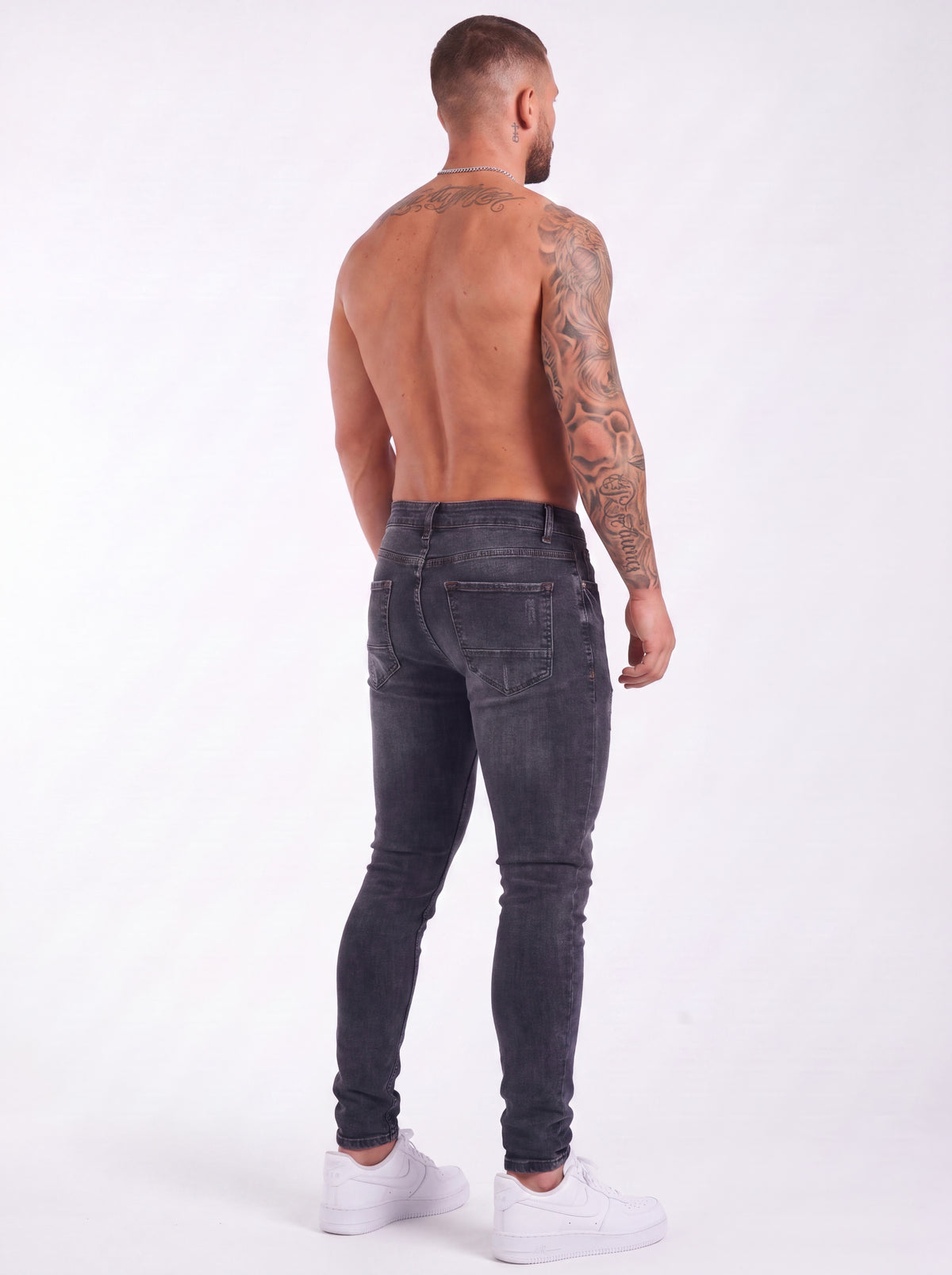 Jean Skinny Noir Grafito