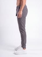 Pantalón Punto Roma Slim Gris Grafito