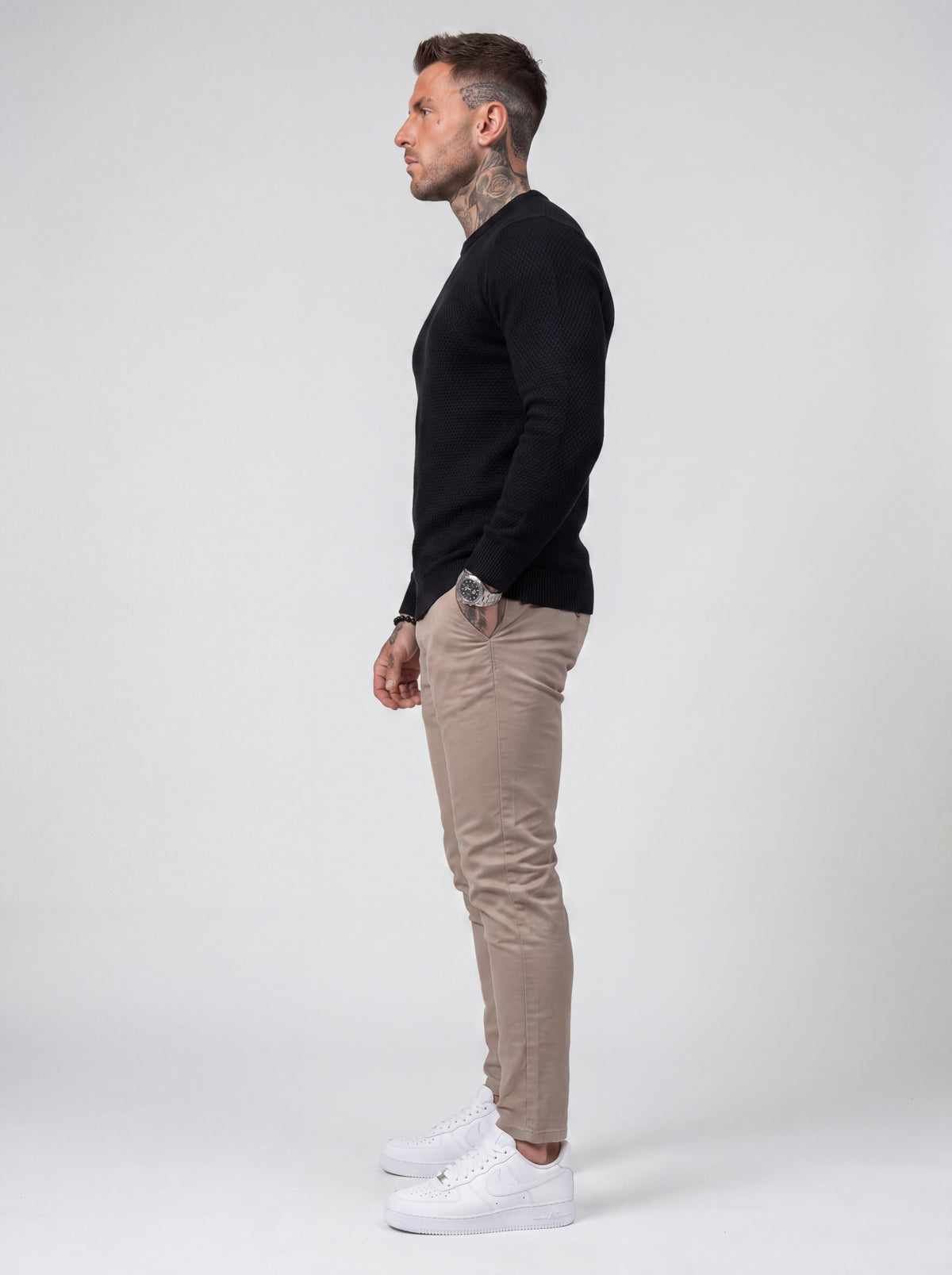 Set Oslo — Negro & Beige
