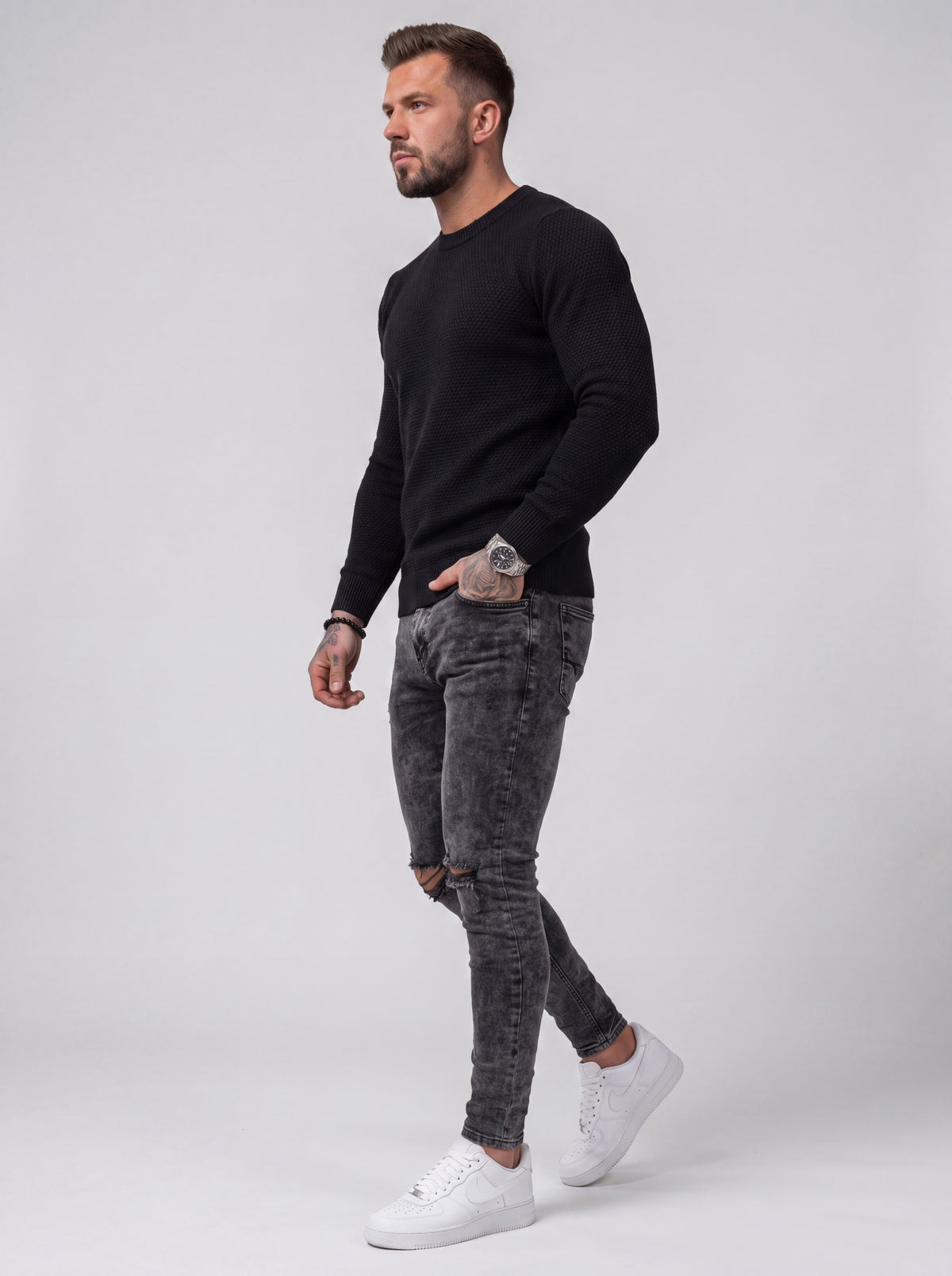 Set Noir — Black & Denim