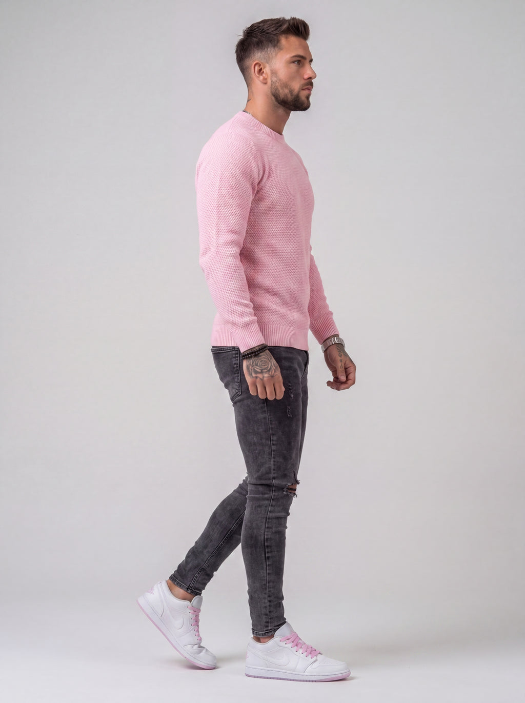 Set Santorini — Pink & Charcoal