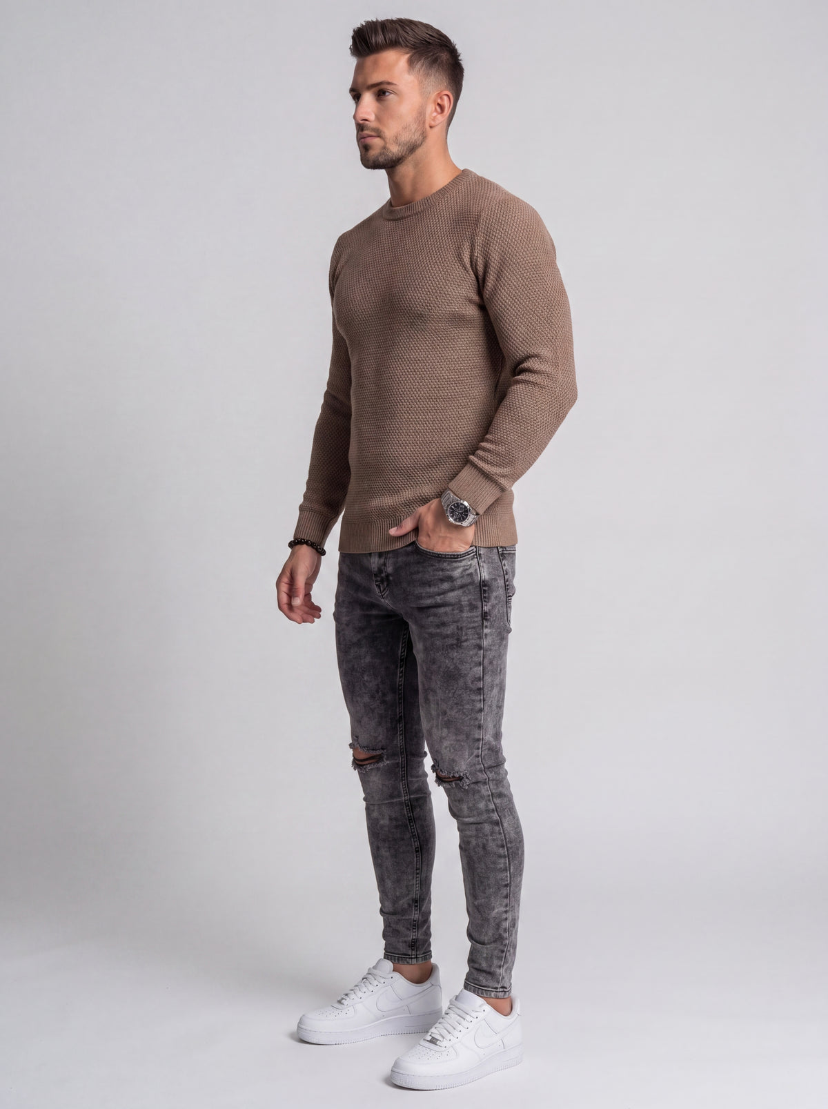 Set Roma — Taupe & Charcoal