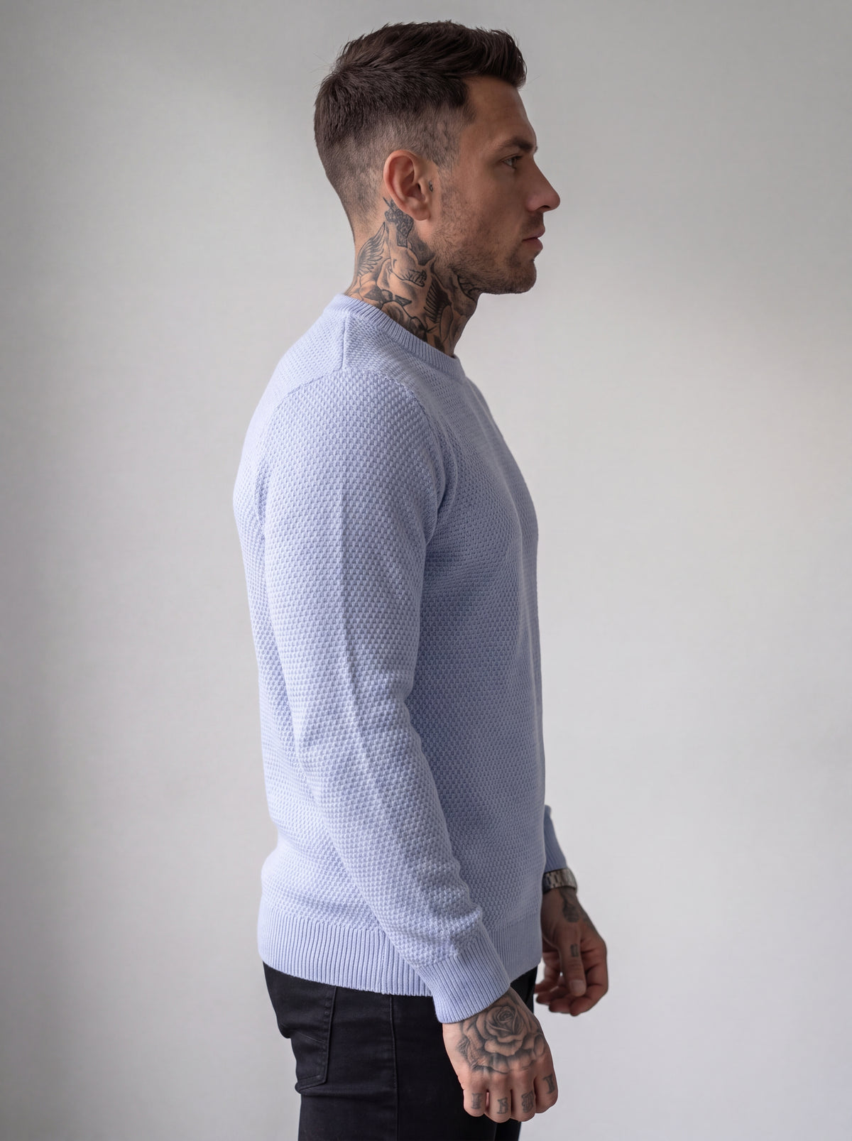 Buzo Tejido Milano Azul Cielo