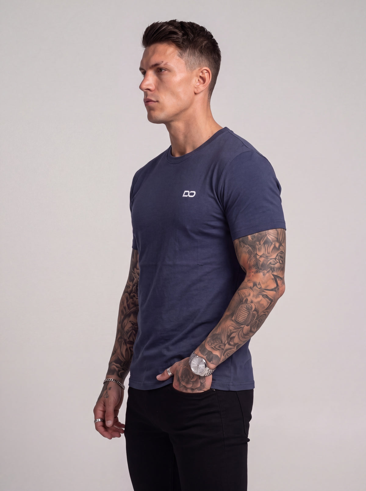 Camiseta Básica Essential Navy