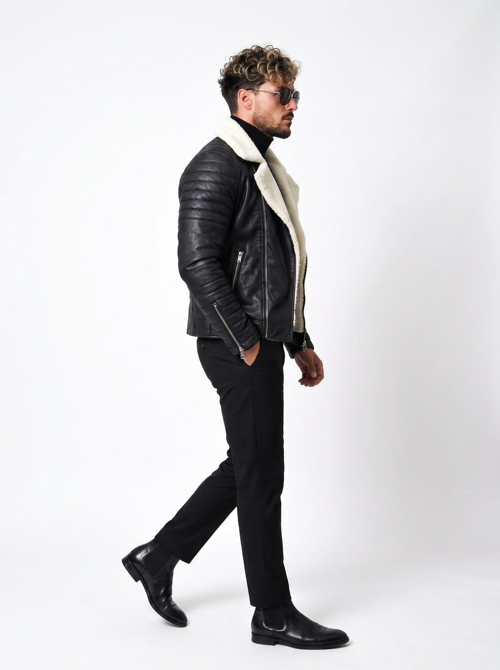 CHAQUETA CUERO TEX OVEJERO PREMIUM