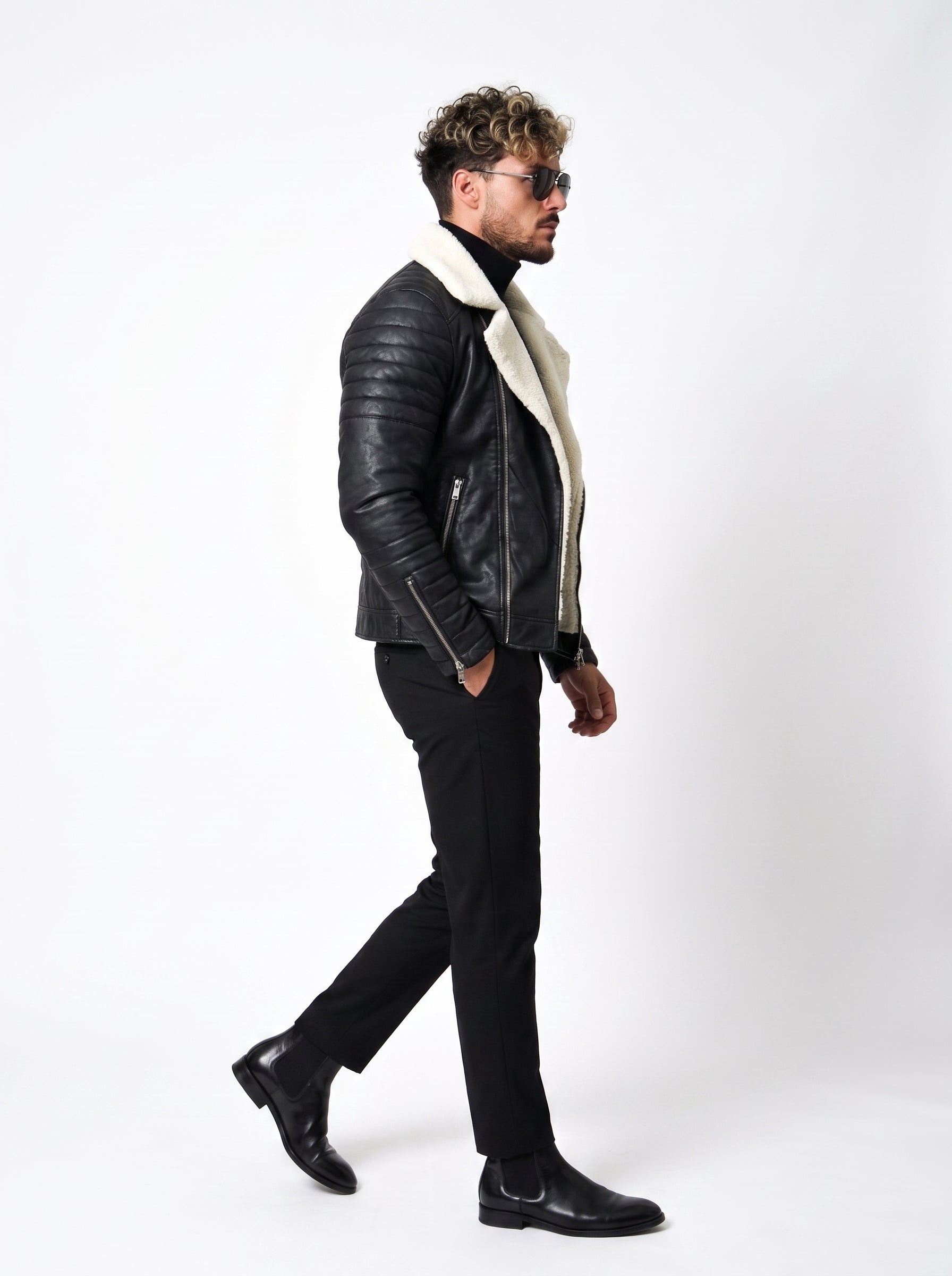 CHAQUETA CUERO TEX OVEJERO PREMIUM
