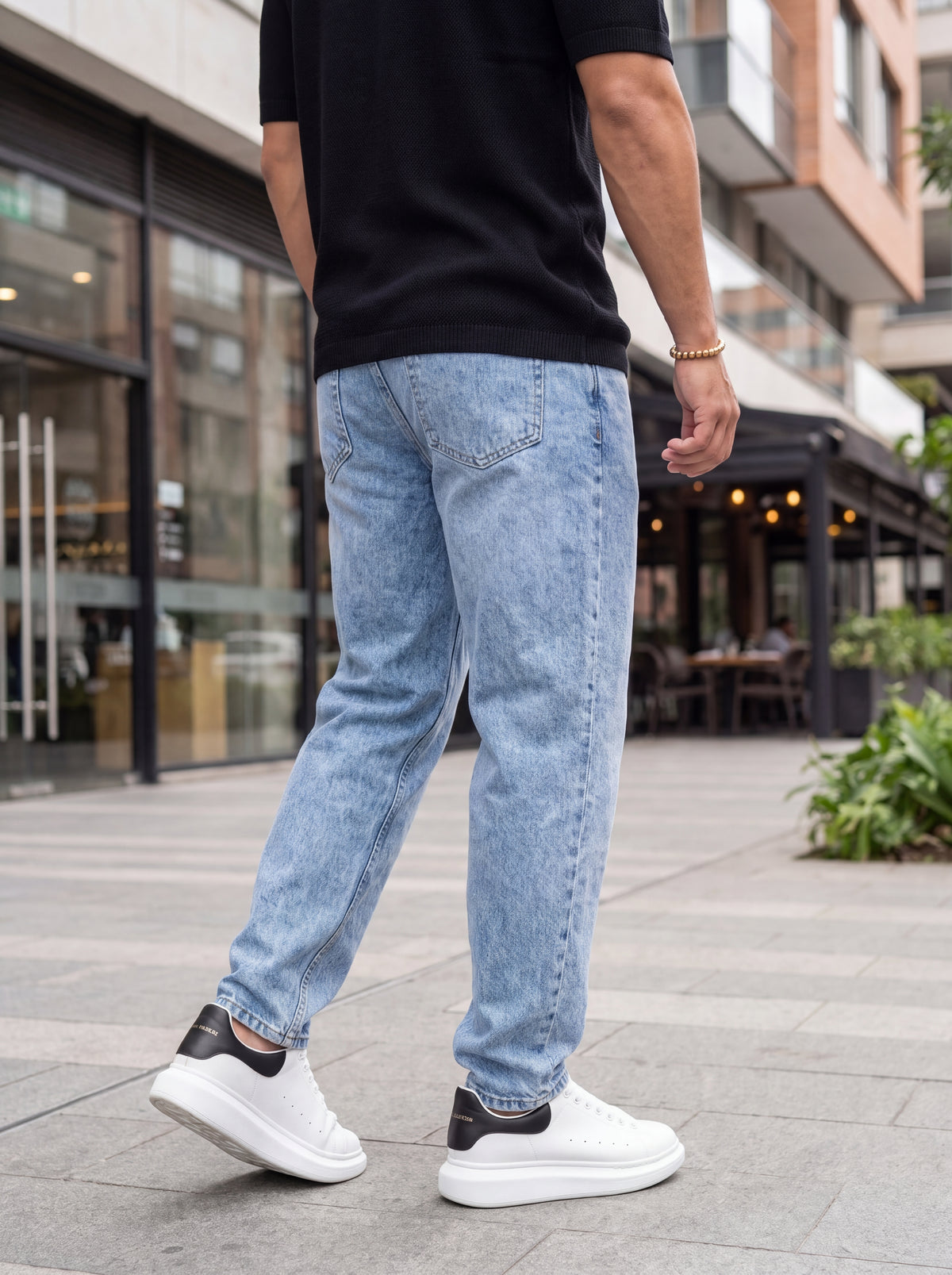 Jean Mom Fit Ice Blue