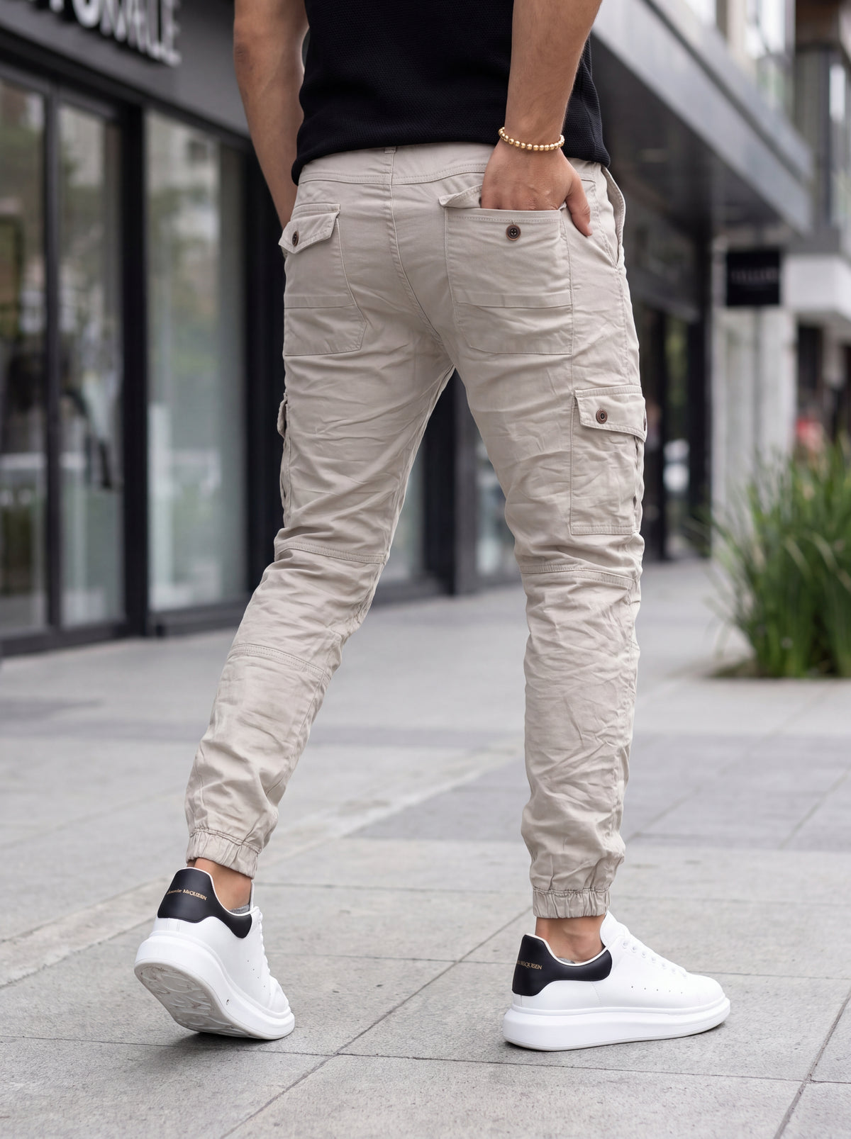 Jogger Cargo Beige Arena