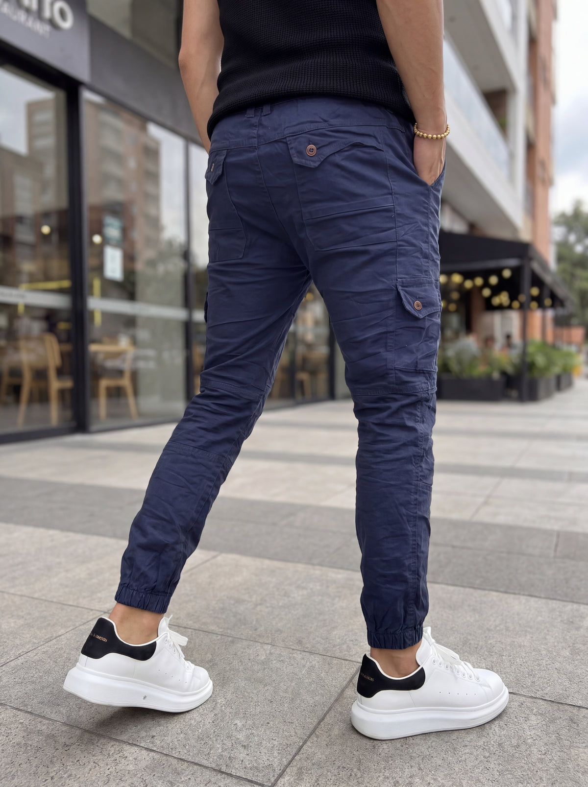 Jogger Cargo Azul Navy