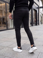Pantalón Drill Slim Fit Negro