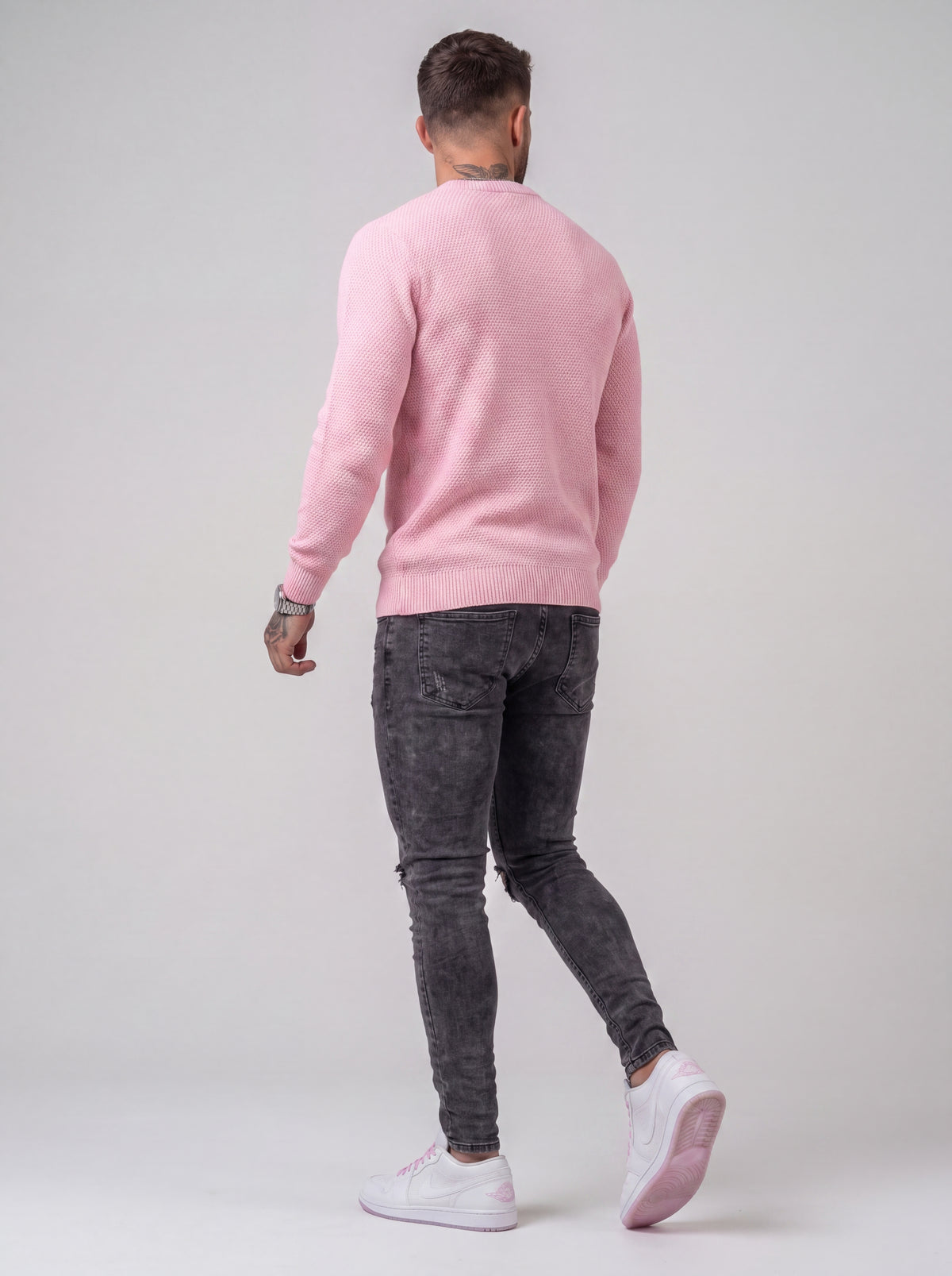 Set Santorini — Pink & Charcoal