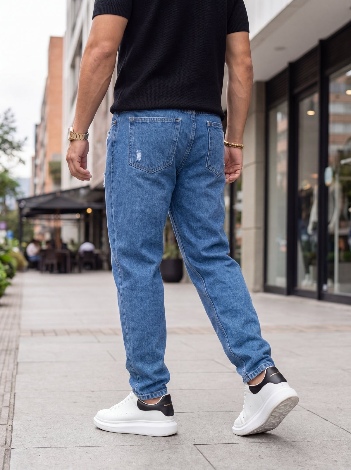 Jean Mom Fit Vintage Blue