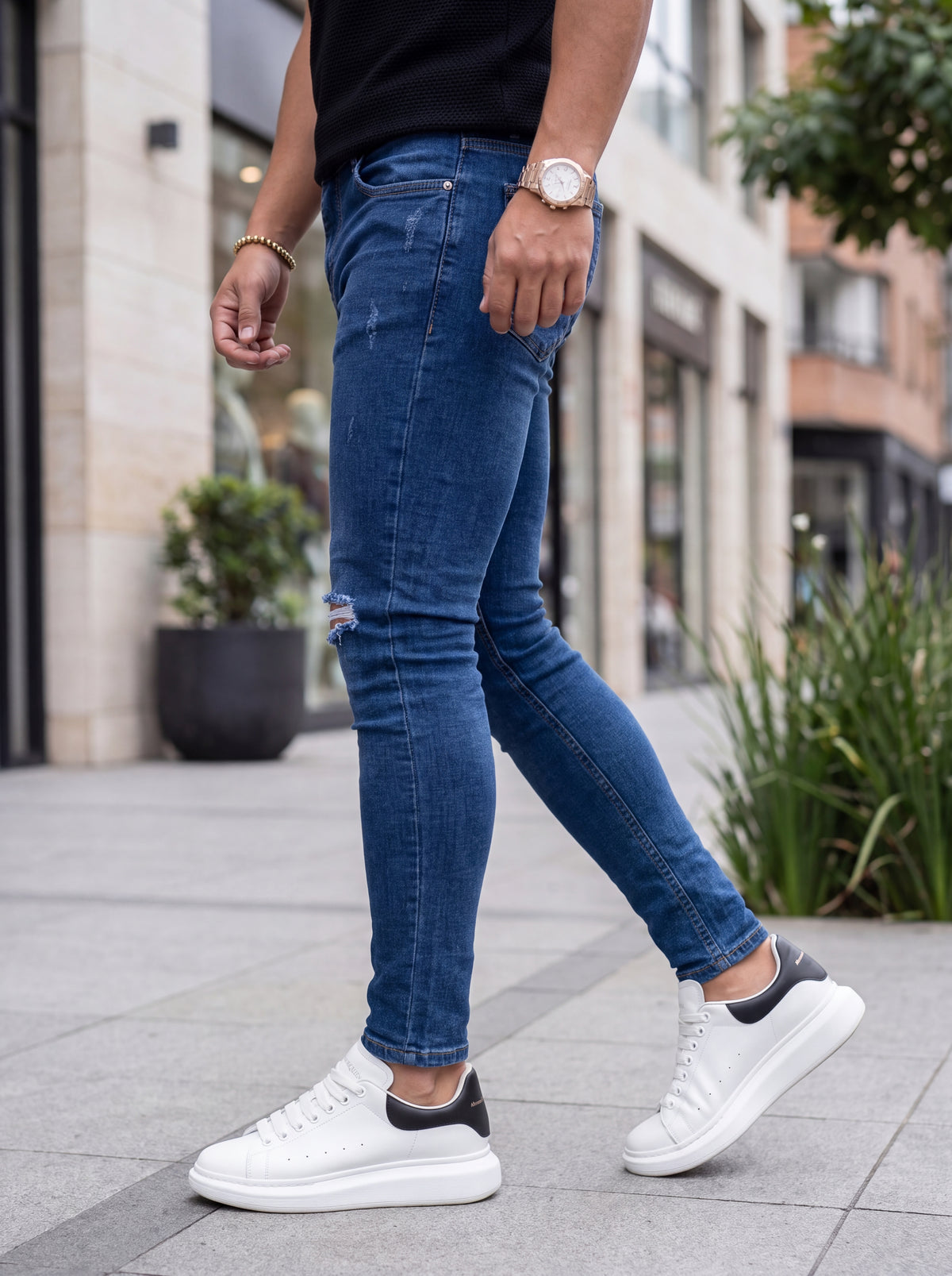 JEAN SKINNY – BLUE KNEE