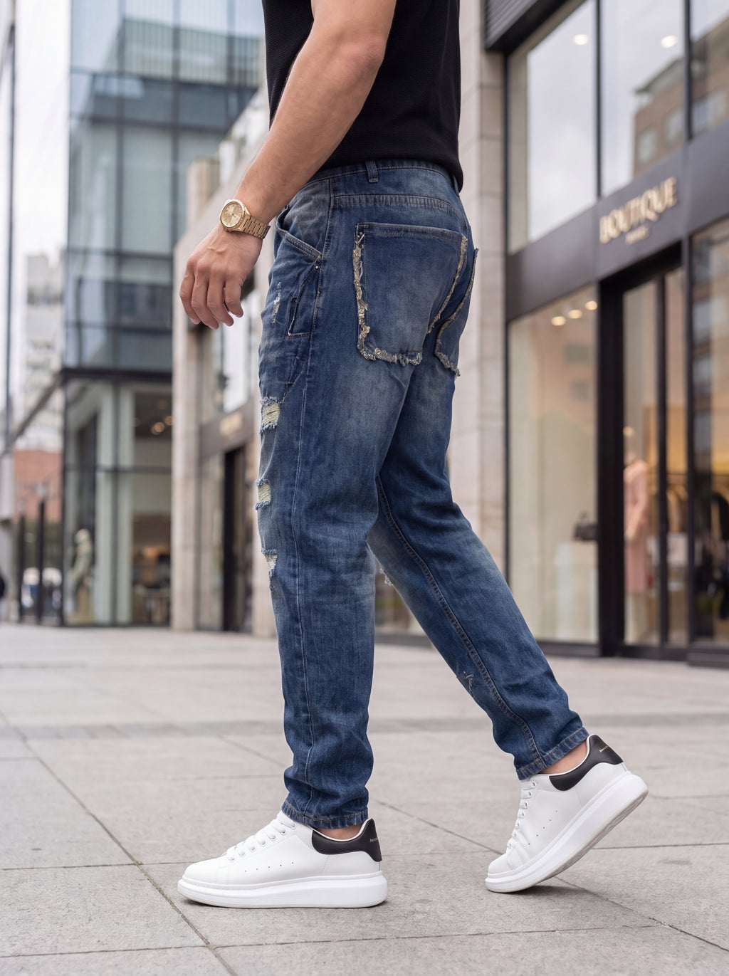 Jean Mom fit Vintage Denim