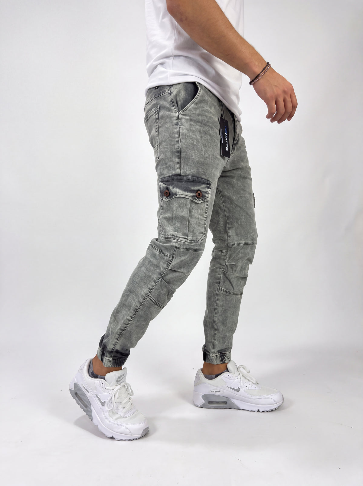 Jogger Cargo Gris Vintage