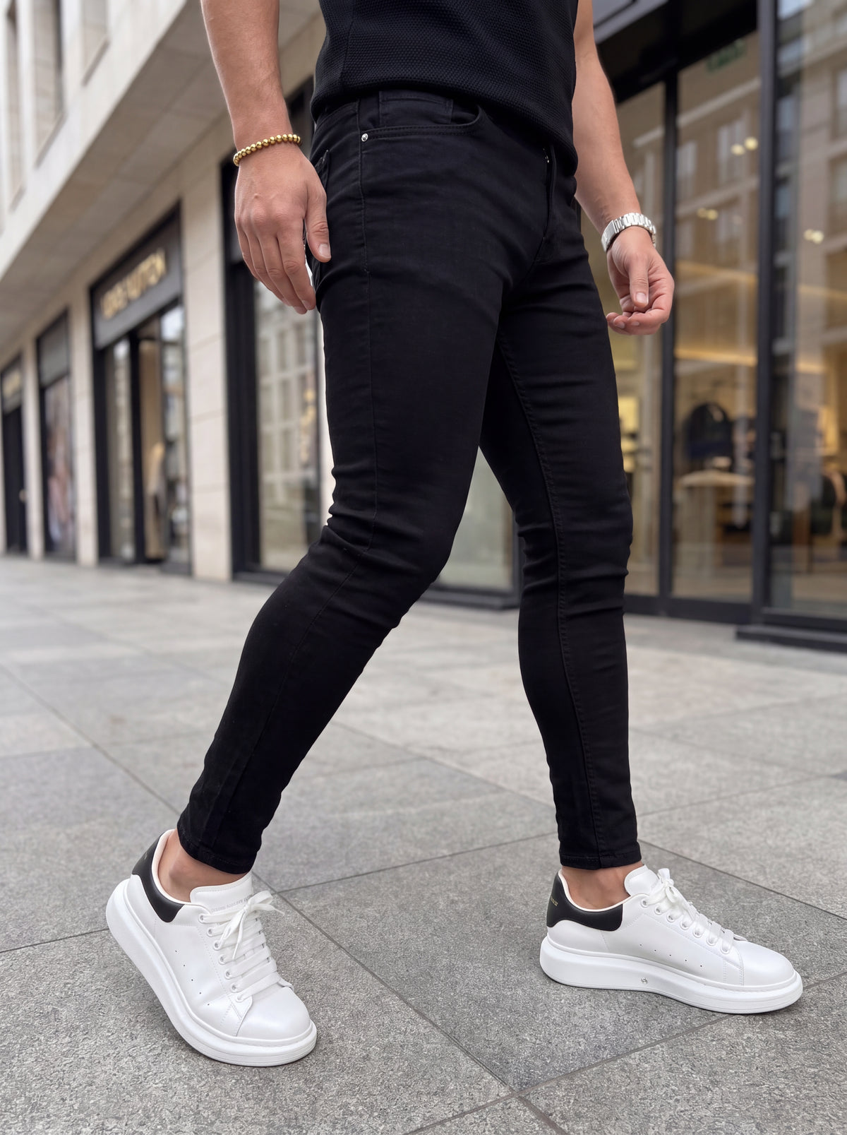 JEAN SKINNY - NEGRO LISO
