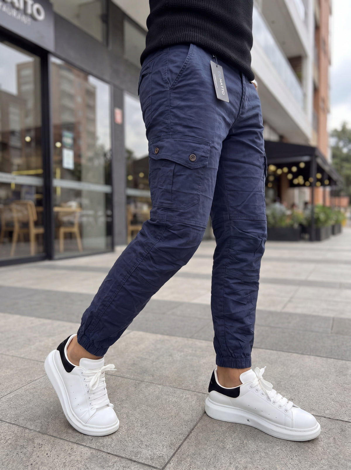 Jogger Cargo Azul Navy