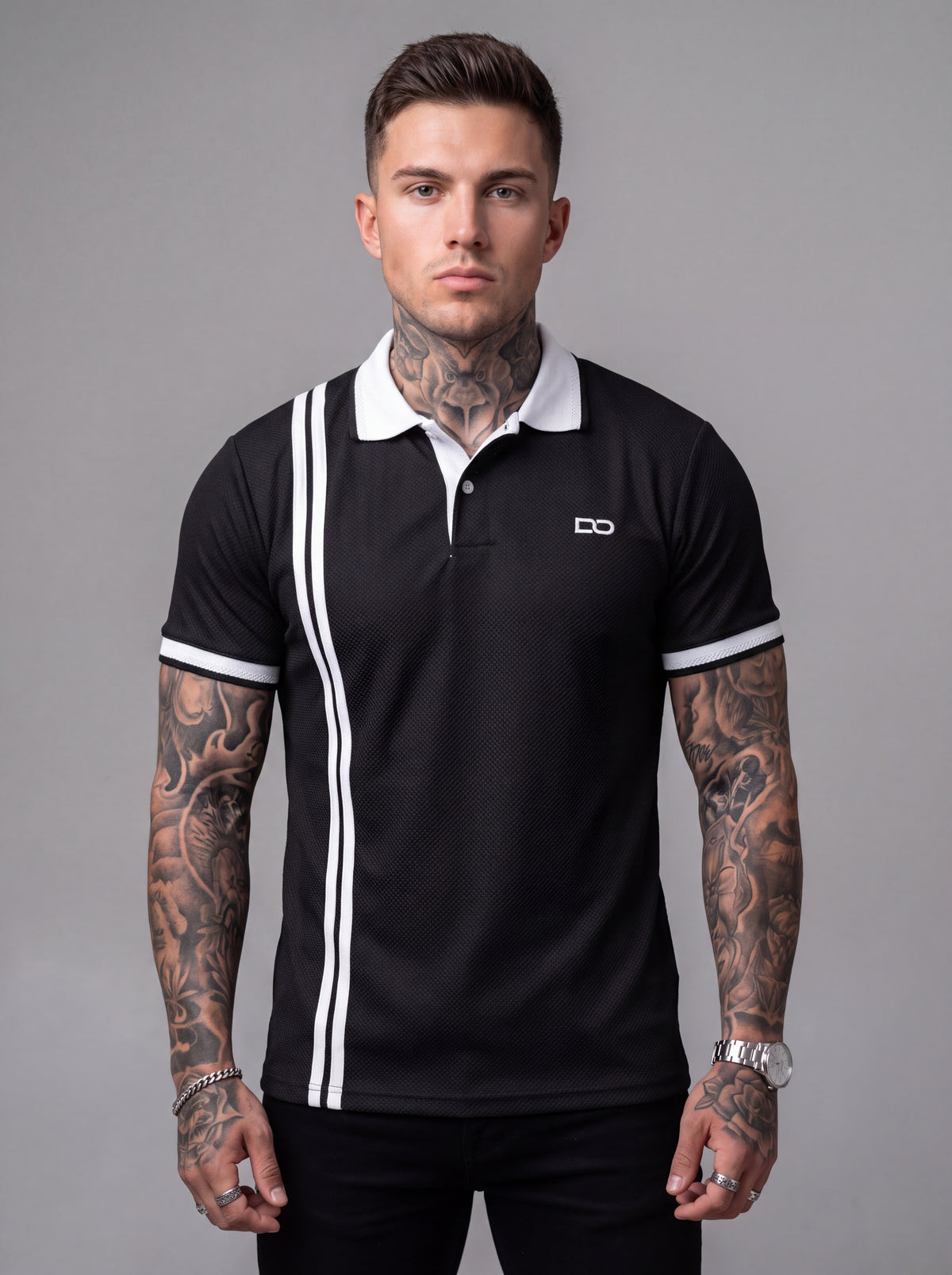 POLO DO – MONACO STRIPE BLACK