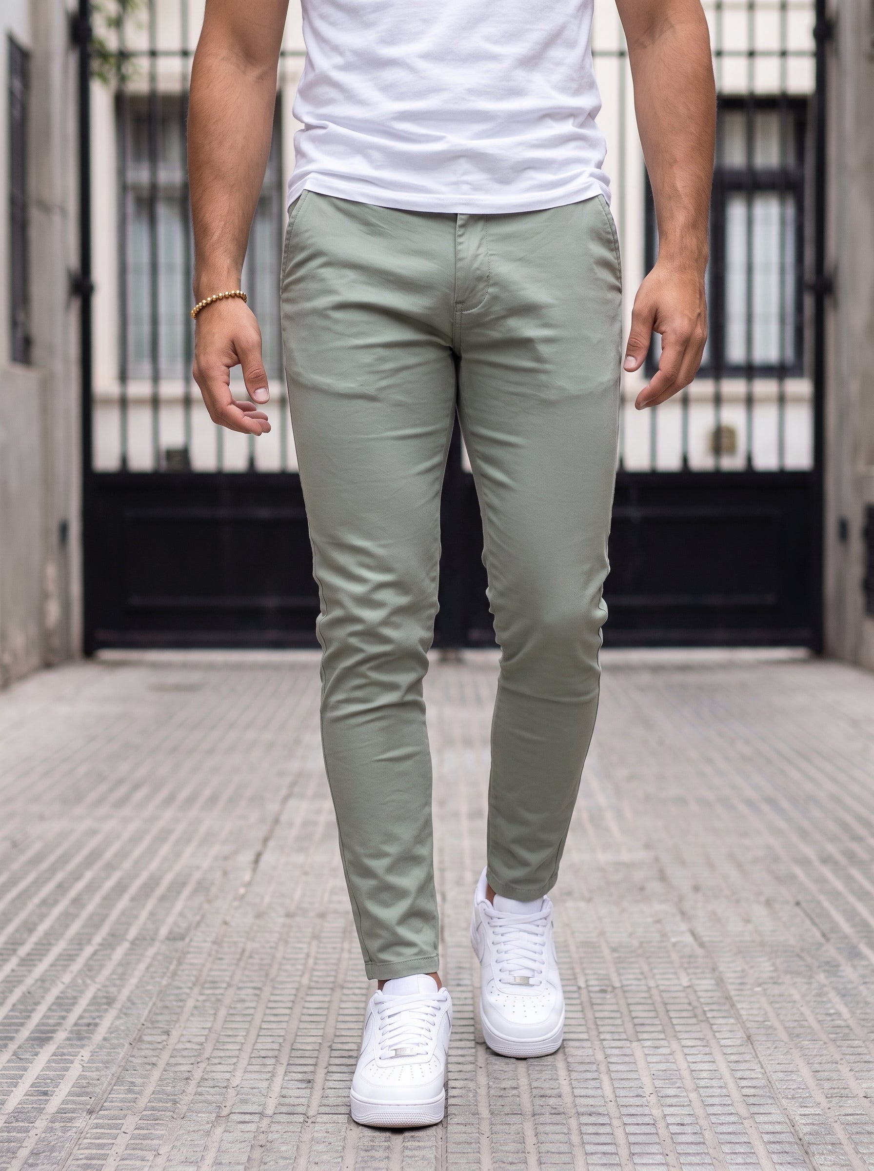 DRILL SLIM VERDE SAGE