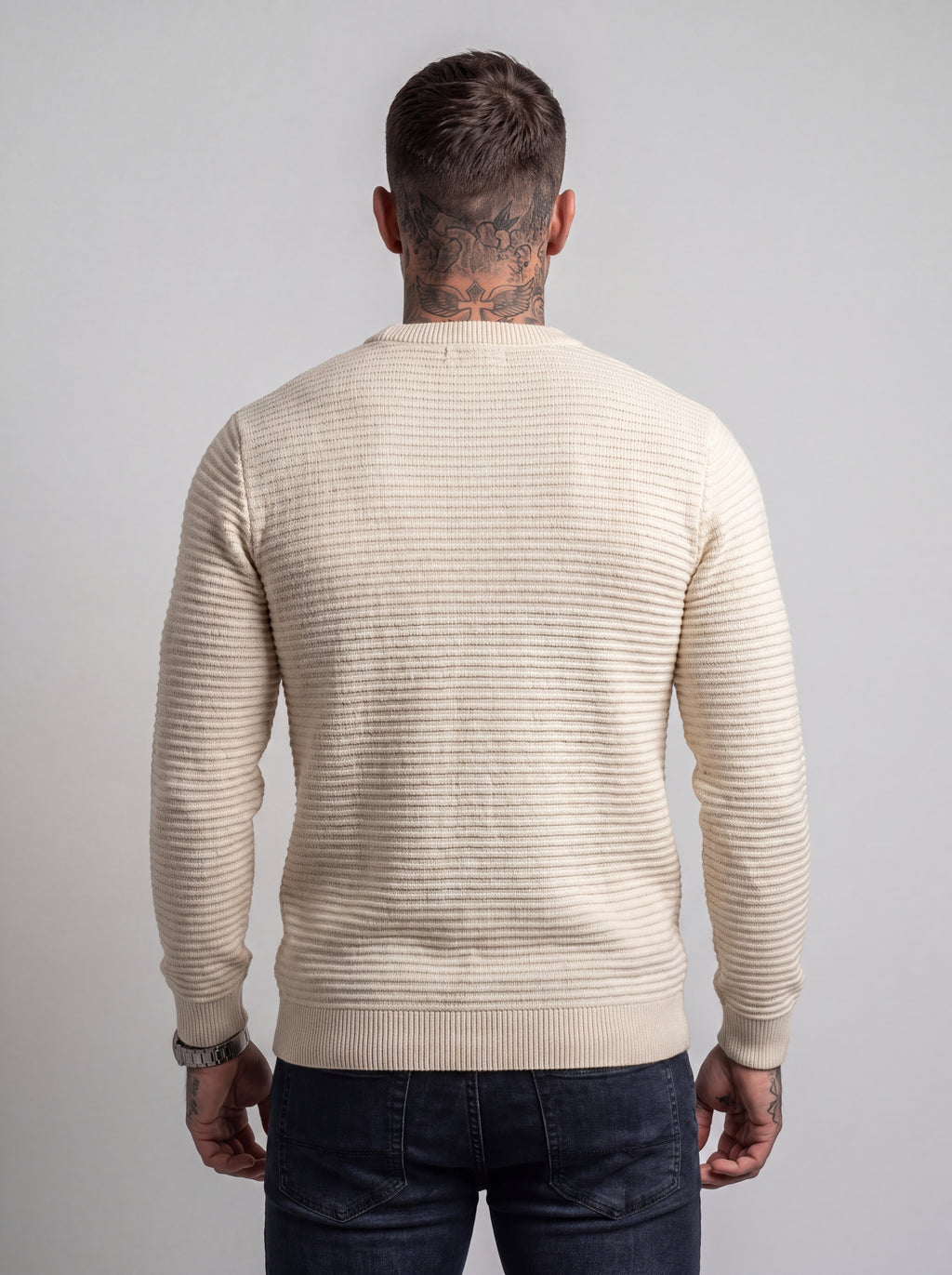 Buzo Tejido Rib Monaco – Marfil