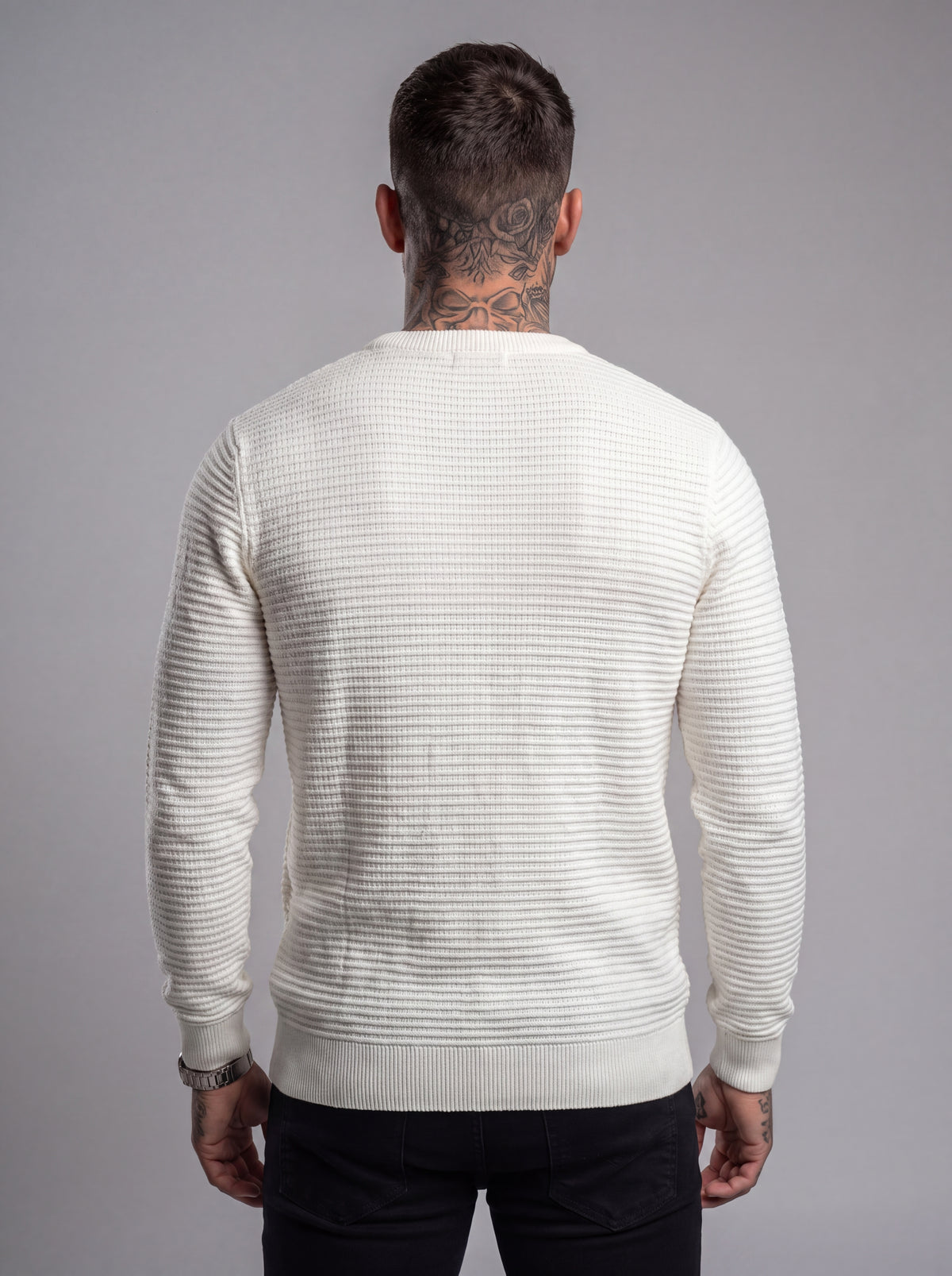 Buzo Tejido Rib Monaco – Marfil