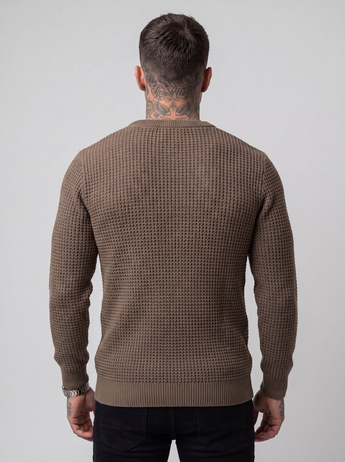 Buzo Tejido Waffle Monaco – Moka