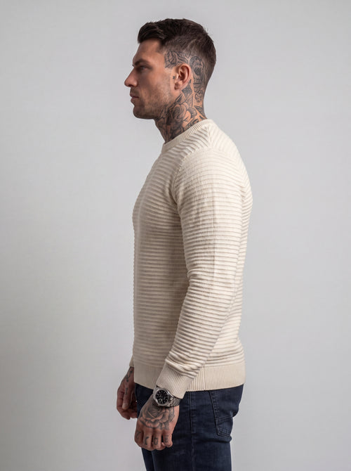 Buzo Tejido Rib Monaco – Marfil