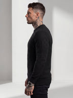 Buzo Tejido Rib Monaco – Negro
