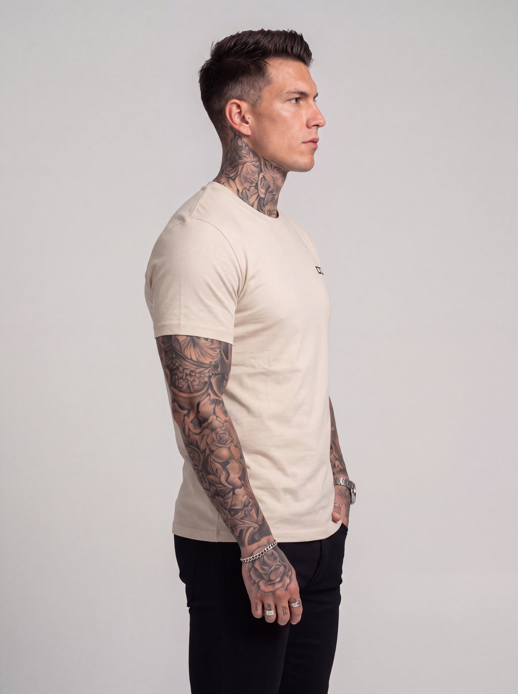 Camiseta Básica Essential Cream