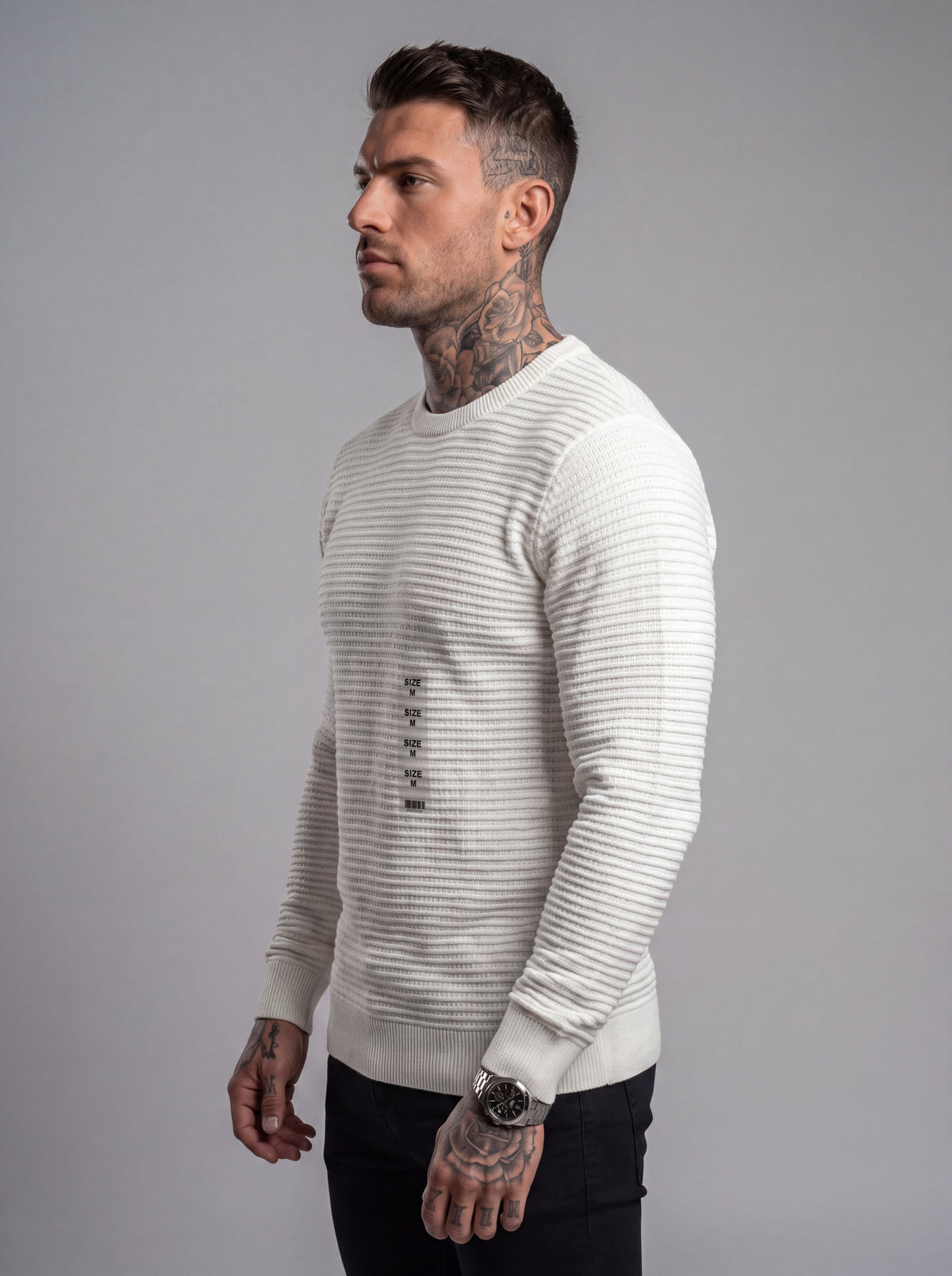 Buzo Tejido Rib Monaco – Marfil